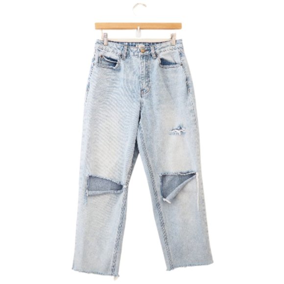 Billabong Denim - Billabong Ripped Distressed Straight Leg Jean sz 27
